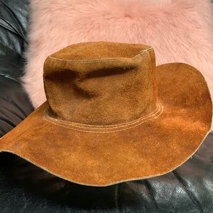 Leather hat
